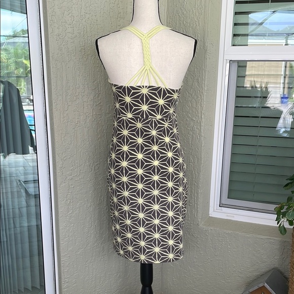 Bloom Gray and Yellow Halter Sundress - Picture 2 of 4